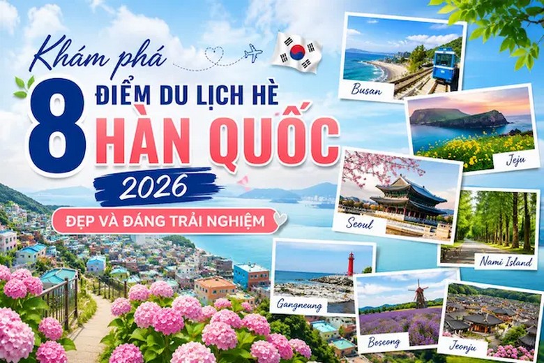Bộ sưu tập các điểm check-in nổi bật ở Seoul ghép thành một khung hình