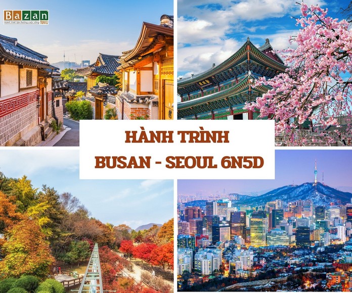 Bốn khung cảnh đặc trưng của Seoul, Busan và Jeju đặt cạnh nhau