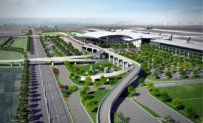 Máy bay cất cánh từ nhà ga T2 sân bay Nội Bài đi Seoul