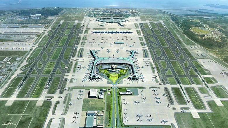 Toàn cảnh nhà ga sân bay quốc tế Incheon